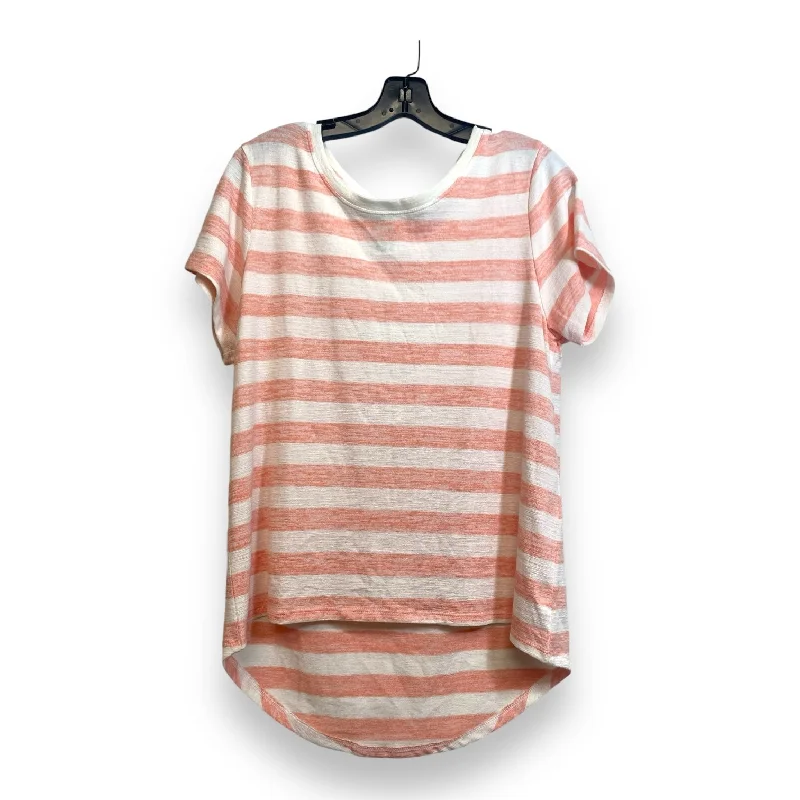 Top Short Sleeve By Market & Spruce In Striped, Size: M