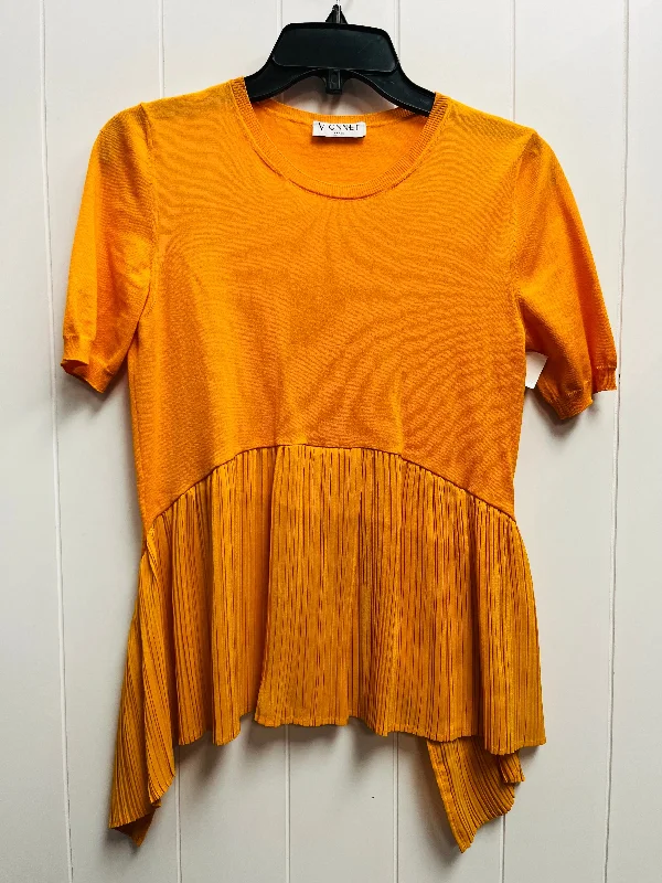 Top Short Sleeve By vionnet In Orange, Size: S