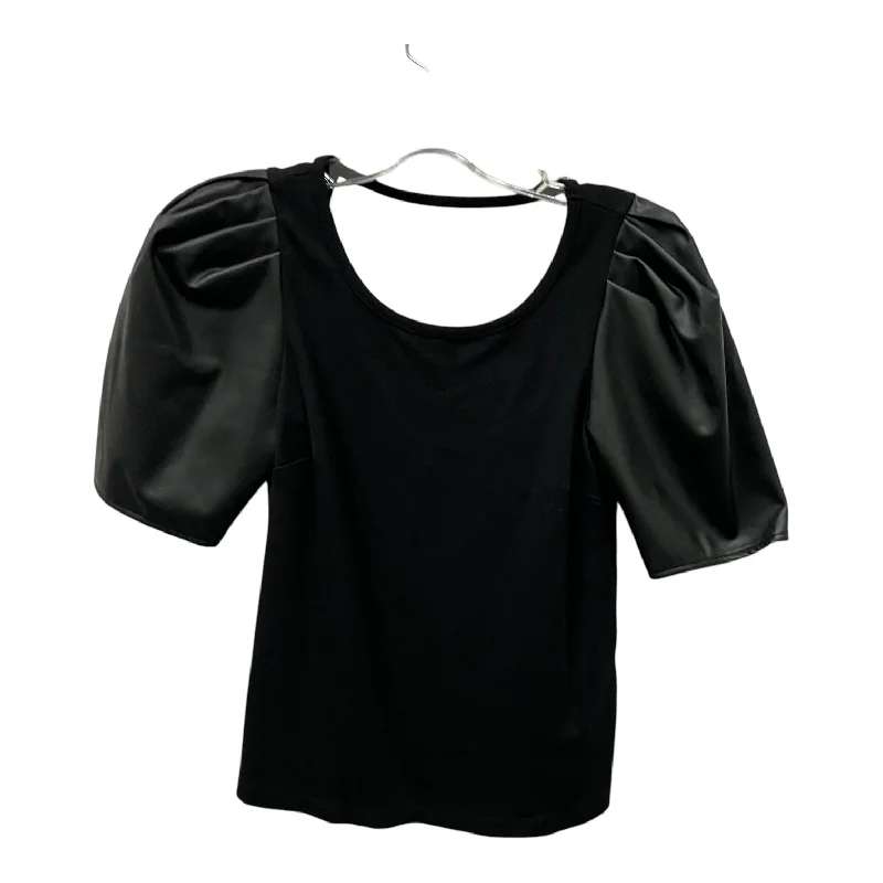 Top Ss By Anthropologie In Black, Size:Xs