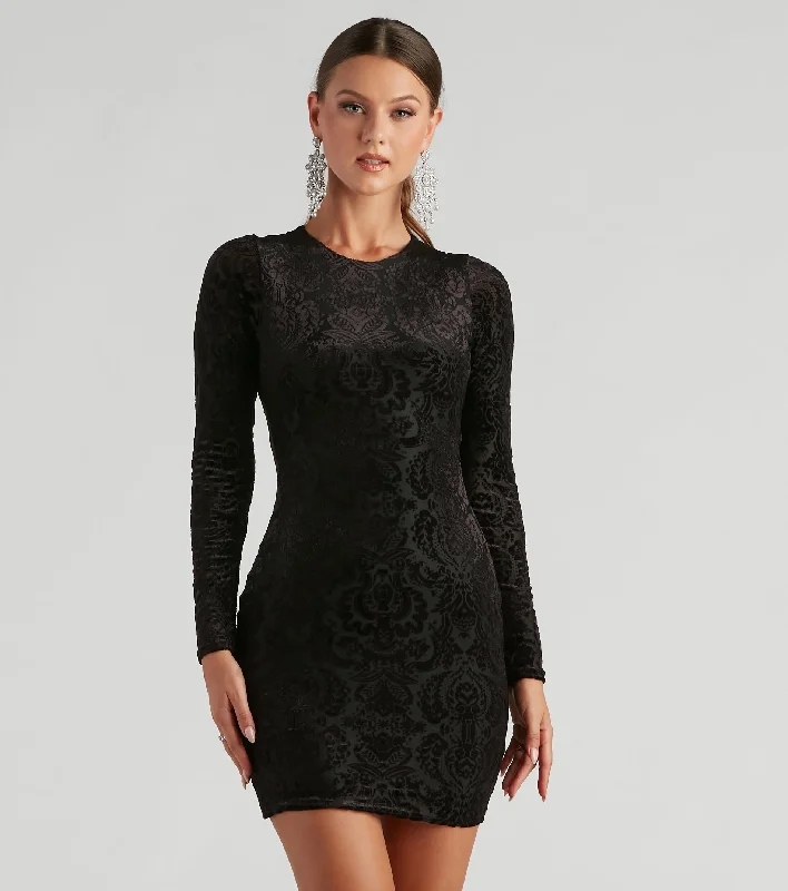 After Midnight Velvet Short Dress