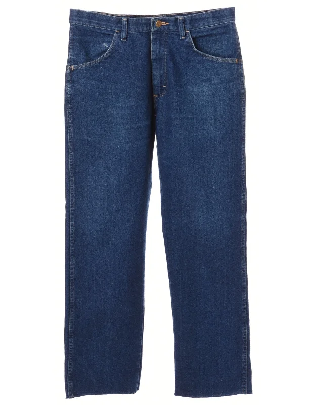 Reworked Straight Leg Cropped Jeans - W32