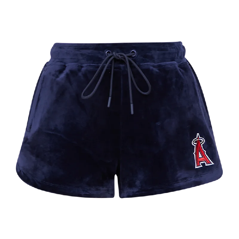 MLB LOS ANGELES ANGELS CLASSIC WOMEN'S VELOUR SHORT (MIDNIGHT NAVY)