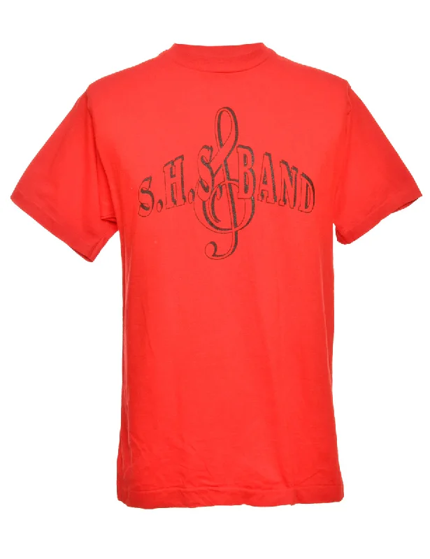 S.H.S Band Printed T-shirt - M