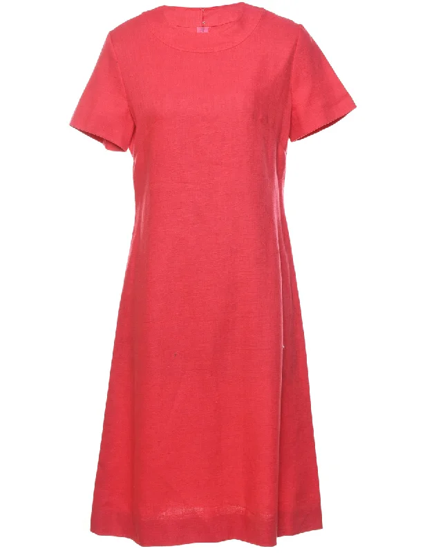 Salmon Pink Dress - M