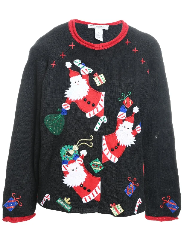 Santa Claus Christmas Cardigan - XL