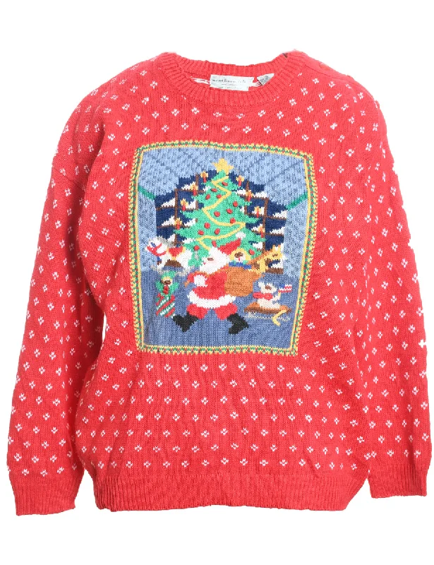 Santa Claus Christmas Jumper - XL