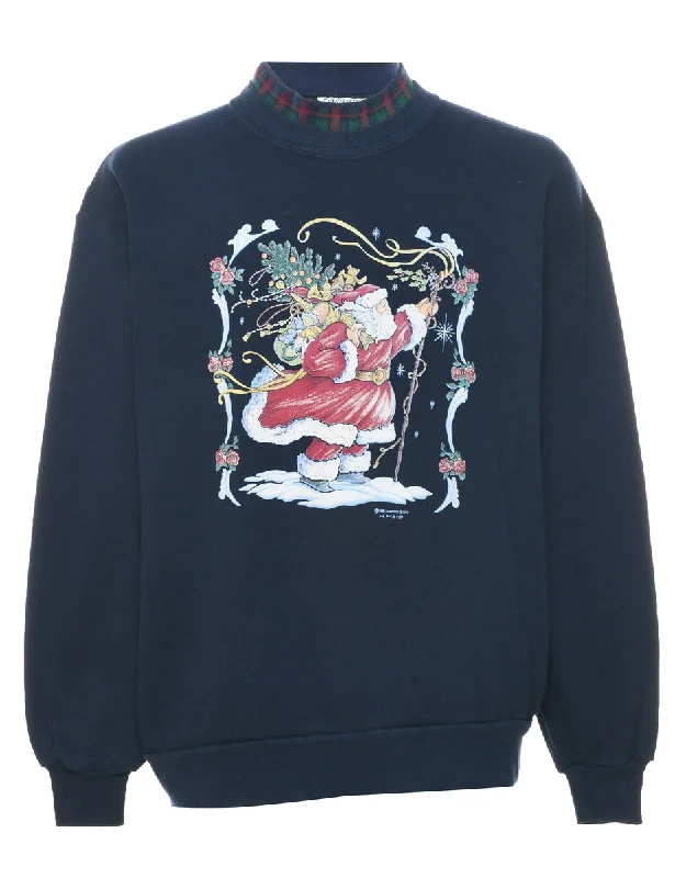 Santa Claus  Christmas Sweatshirt - L