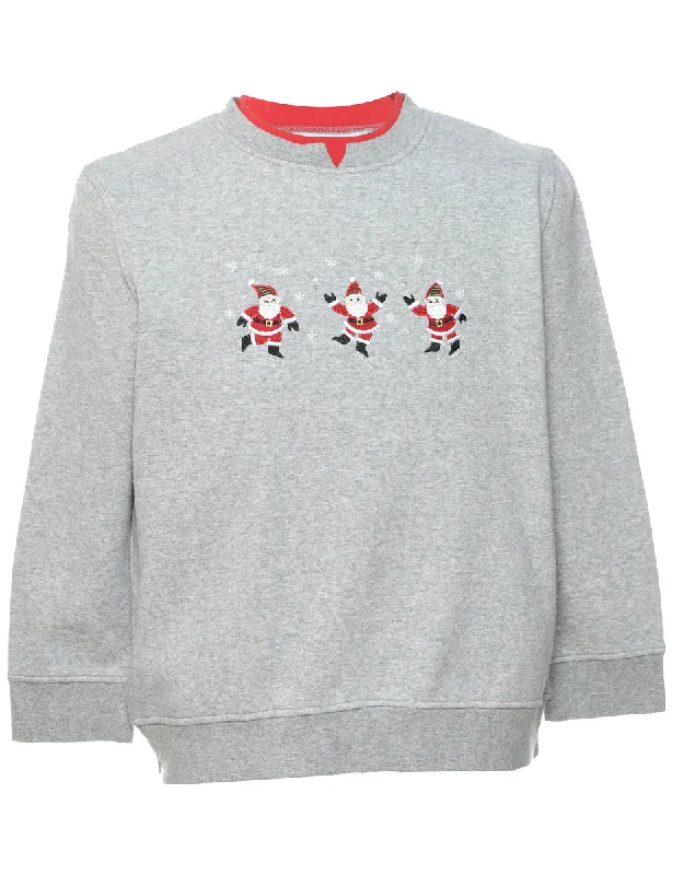 Santa Claus Christmas Sweatshirt - M