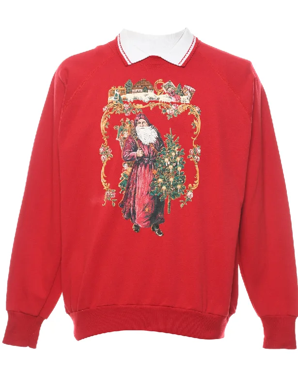 Santa Claus Christmas Sweatshirt - XL