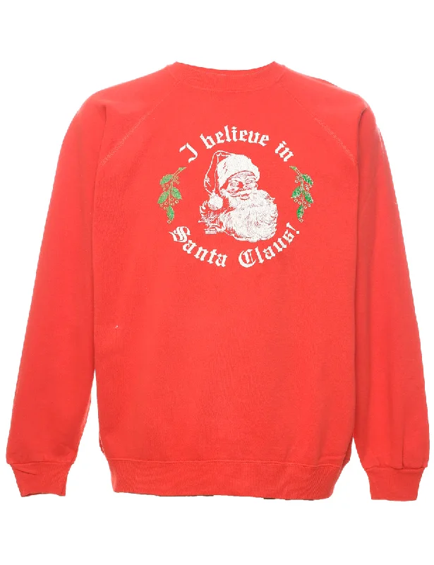 Santa Claus Christmas Sweatshirt - XL