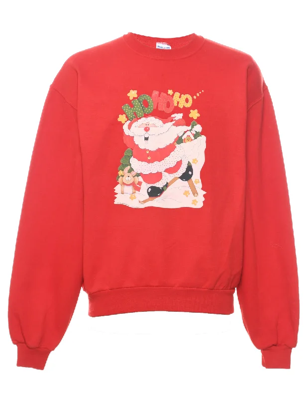 Santa Claus  Christmas Sweatshirt - XL