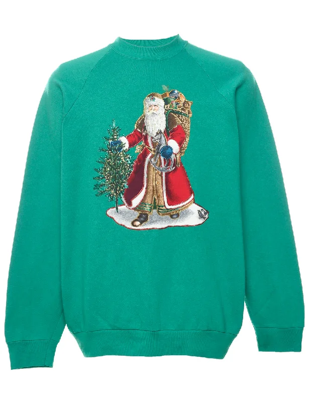 Santa Claus Christmas Sweatshirt - XL