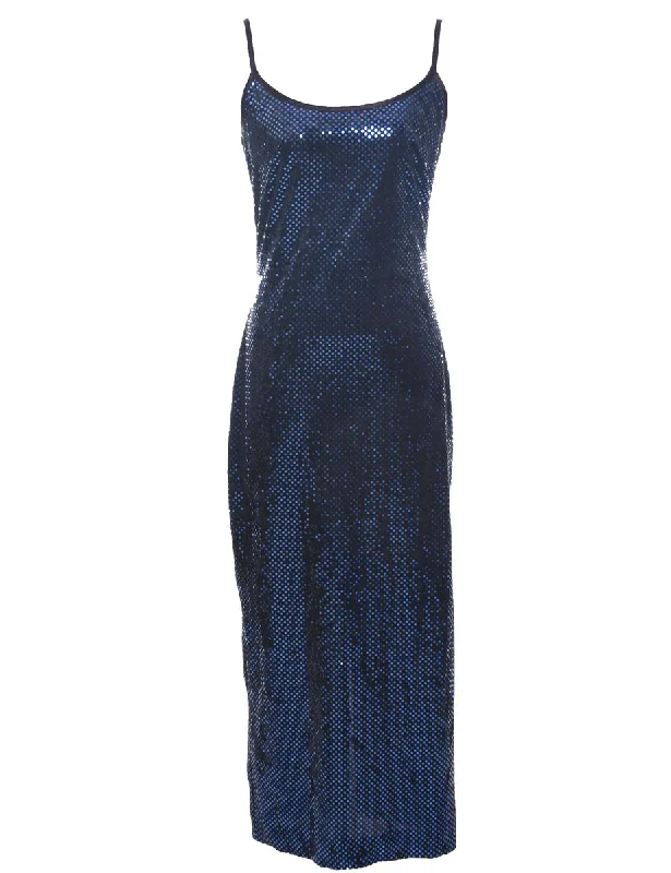 Sequined Evening Dress - S