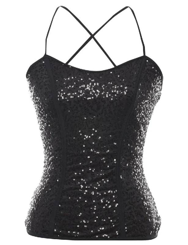 Sequined Party Top - XS