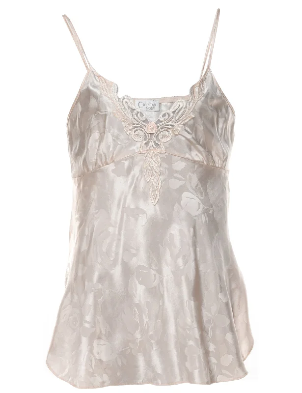 Shiny Off White Slip - M