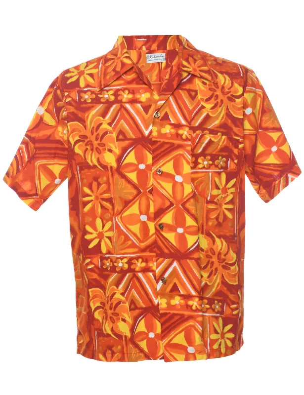 Short Sleeve Hawaiian Shirt - M